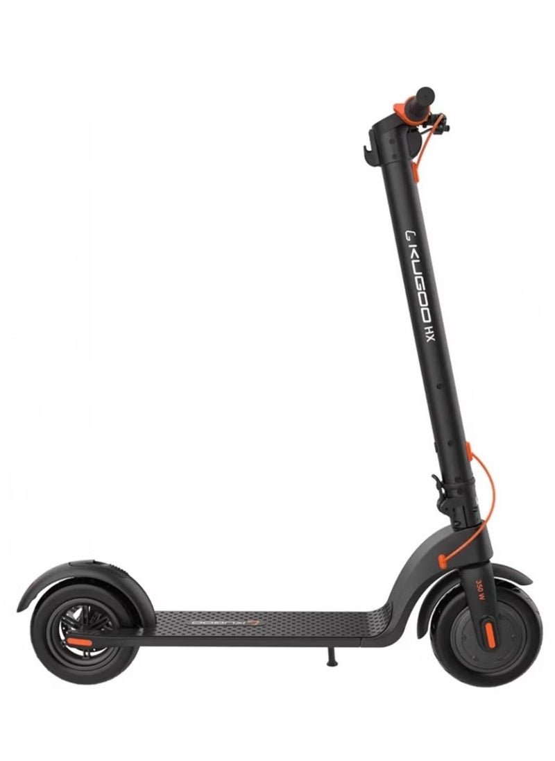 HX Pro Electric Scooter: 350W Motor, 33KM/H Max Speed, 30-40KM Range, 100Kg Load Capacity, LED Light, 10-Inch Vacuum Tires, IPX4 Waterproof, Detachable 36V 10Ah Battery
