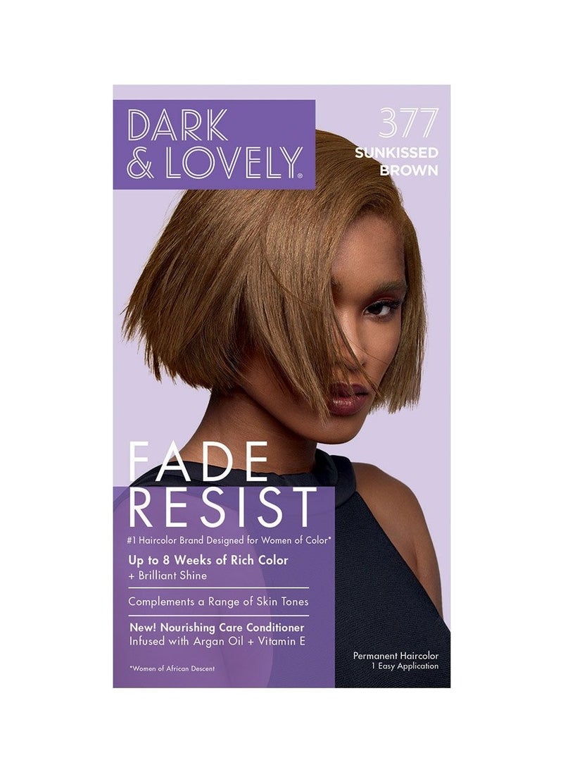 Fade Resist Hair Color Sunkissed Brown 377