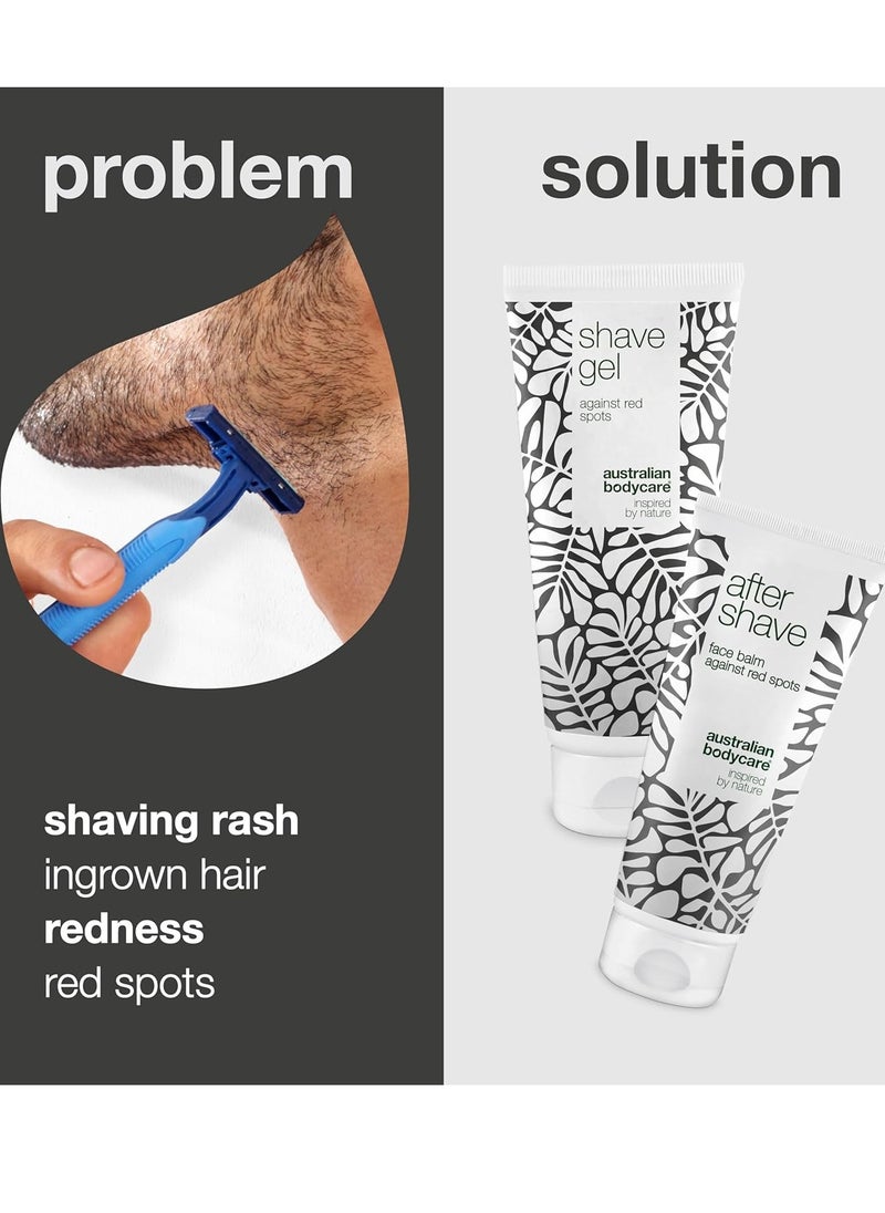 Shaving Kit for Men with Tea Tree Oil Shave Gel and After Shave Combo for Smooth and Comfortable Shaves Ideal for Sensitive Skin Moisturizing Formula High Performance Shaving Products