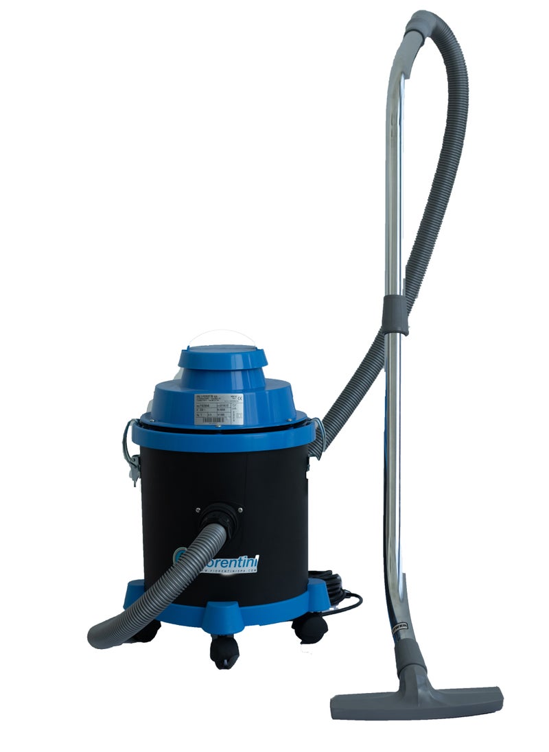 Fiorentini F10 dry vaccum cleaner w/accessories , 1000 watts,12 ltr tank capacity, tank type HD polypropylene, Made in Italy