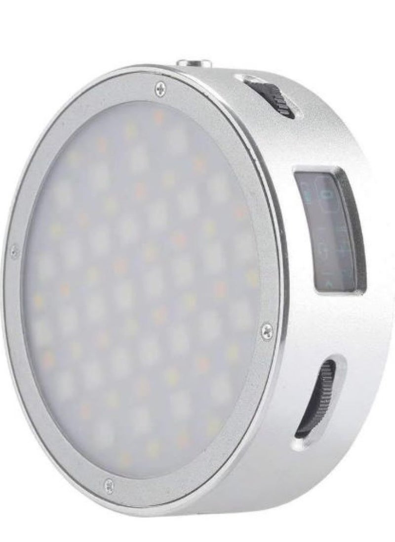GODOX R1 ROUND MINI CREATIVE RGB LIGHT SILVER