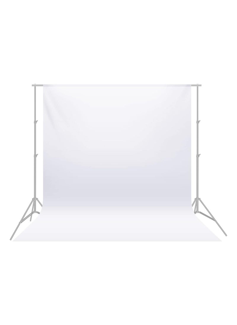 Neewer 6x9 feet/1.8x2.8 meters Photo Studio 100 Percent Pure Muslin Collapsible Backdrop Background for Photography, Video and Television (Background Only) - White