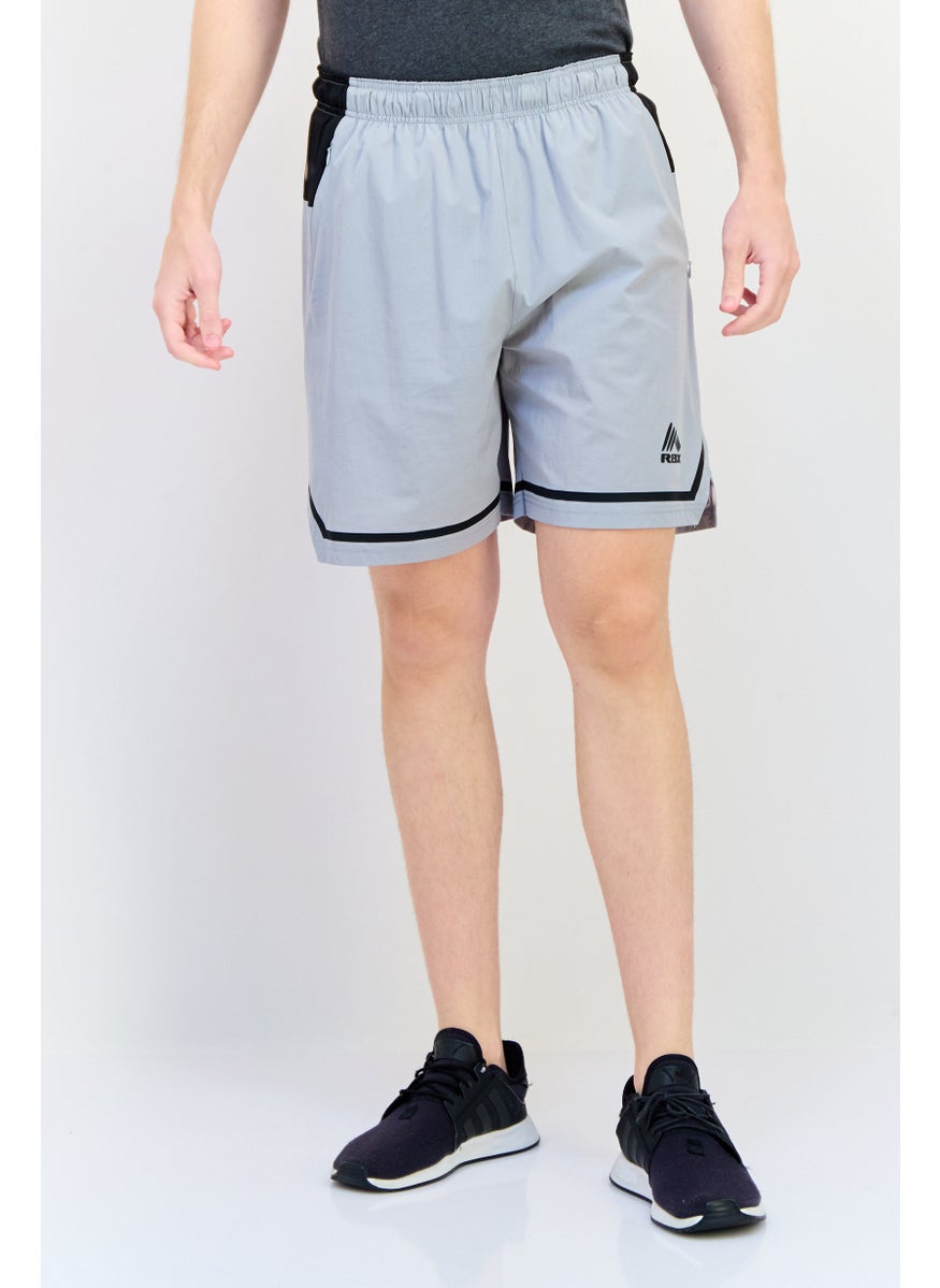 Men Sportswear Fit Training Shorts, Grey