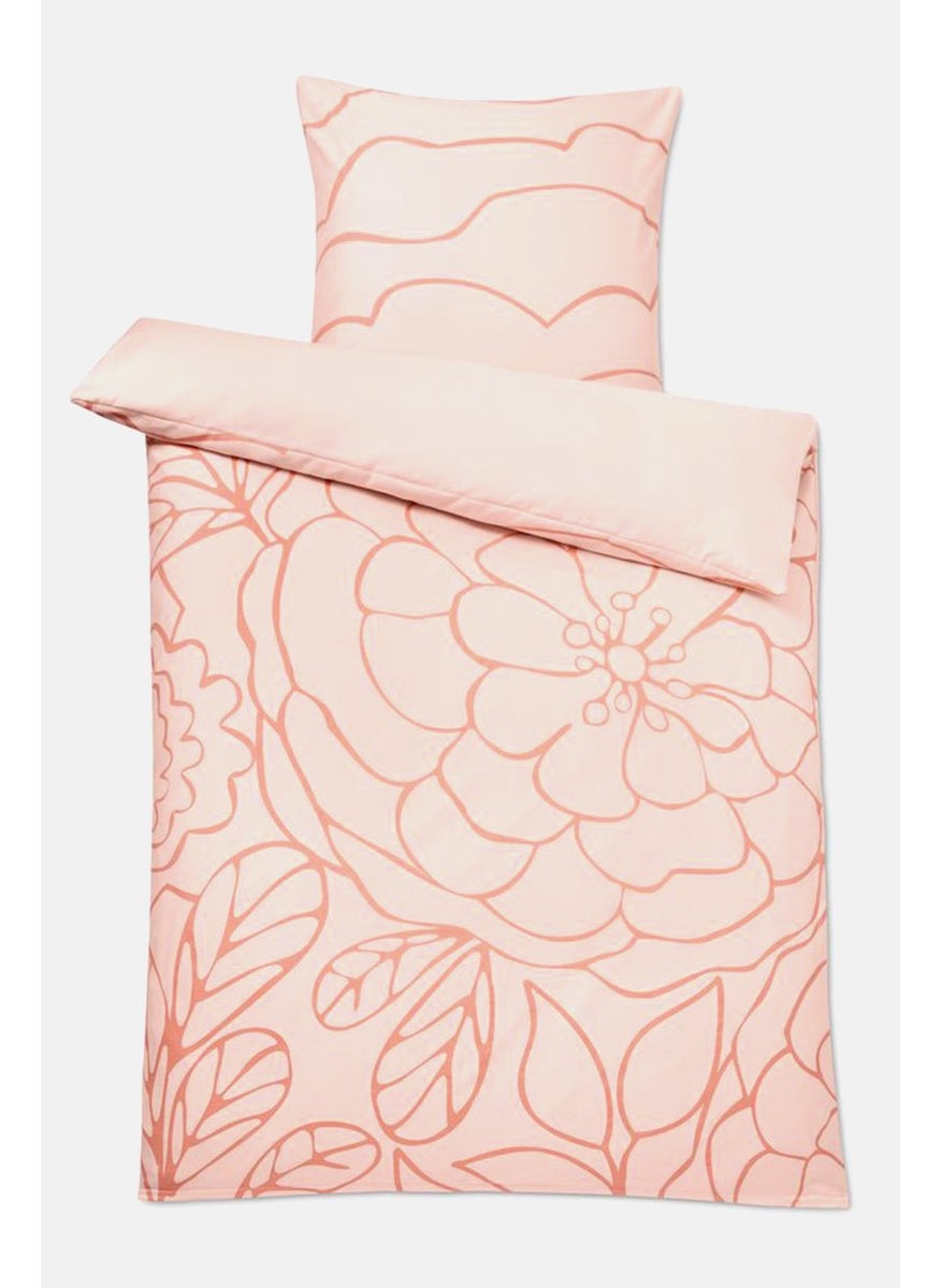 Tencel Cotton Duvet Set 80 x 80/155 x 220 cm, Peach