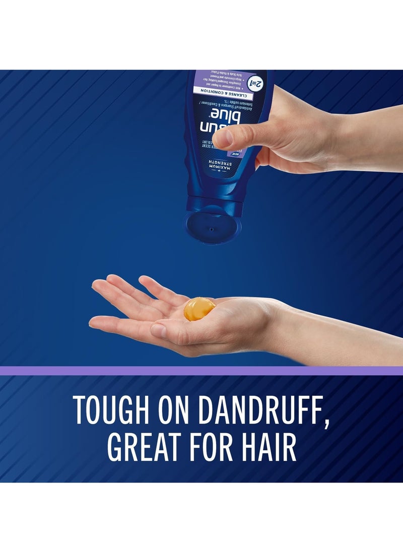 2-in-1 Anti-dandruff Shampoo & Conditioner, 11 fl. oz., Maximum Strength 2-in-1 Treatment, Selenium Sulfide 1%
