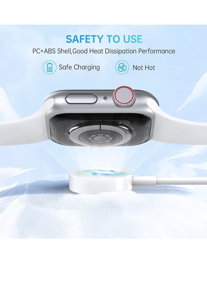 Watch Charger Compatible with Apple Watch Charger, Watch Charger Charging Cable for Watch Series 7/6 /5/4 /3/2 /SE, Magnetic Fast Charger Cord for iWatch Portable Wireless Charging (3.3ft /1m)