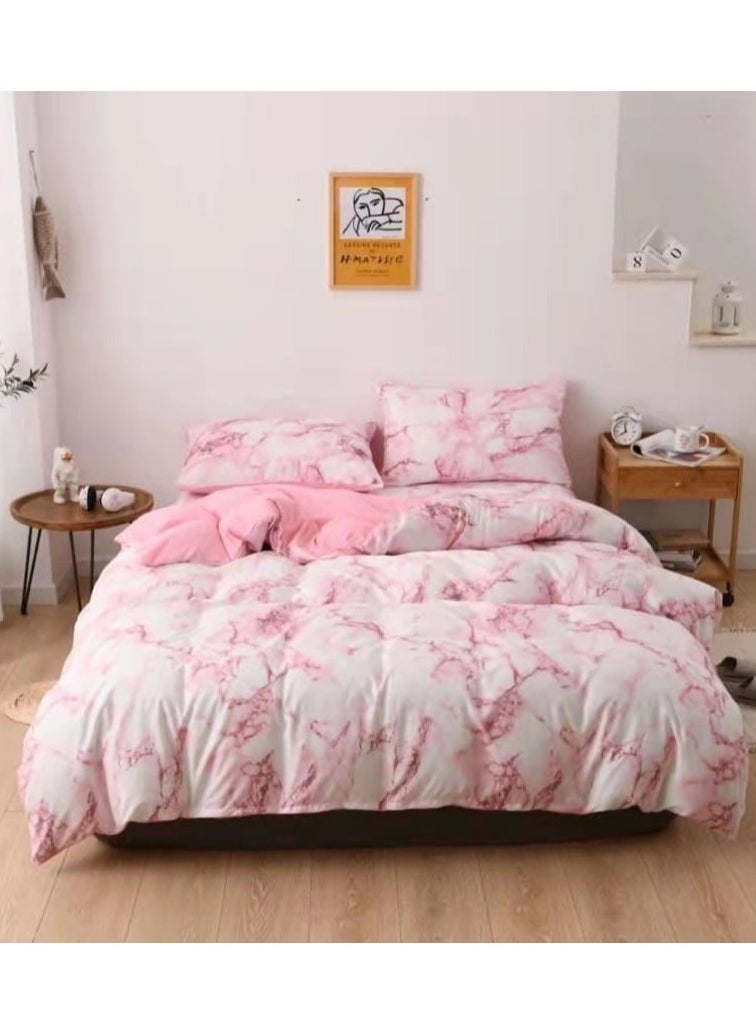DUOMA HOME cotton duvet cover set , king size ,6pcs set with duvet cover 220*240cm and fit sheet and 4pcs pillowcases