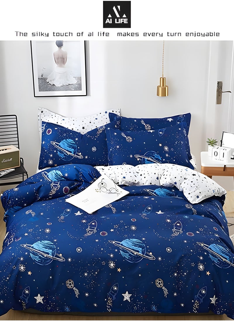 AI LIFE King Size Bedding Sheet Super Soft Cotton Breathable Cozy Non Pilling Sheets Shrinkage and Fade Resistant Easy Care.modify title