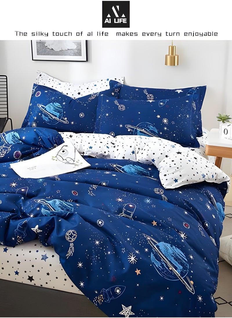 AI LIFE King Size Bedding Sheet Super Soft Cotton Breathable Cozy Non Pilling Sheets Shrinkage and Fade Resistant Easy Care.modify title
