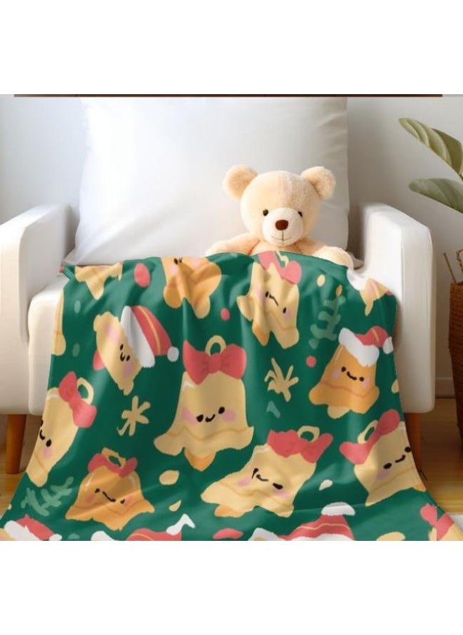Children's or student cartoon flannel thin blanket (warm and comfortable, suitable for sleep, games) 100cm*150cm