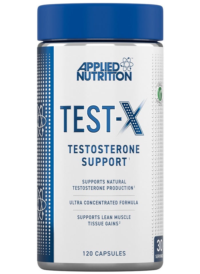 Test X, 120 Capsules, Supports Testosterone Production