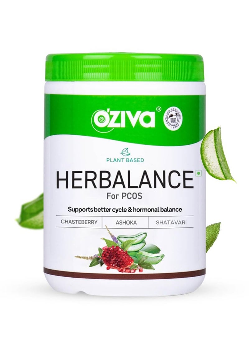 Plant Based HerBalance PCOS Supplements Women 250g ACV Moringa Weight Loss 3 In 1 Fat Oxidation Formula 15 Effervescent Tablets Green Apple