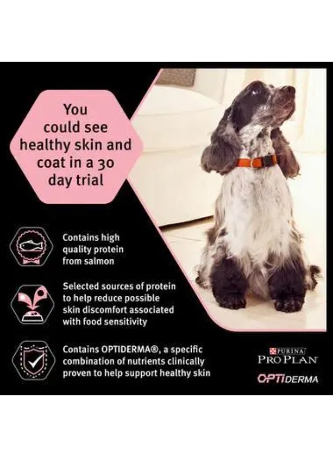 PRO PLAN SENSITIVE SKIN MEDIUM ADULT DRY DOG FOOD WITH SALMON 14kg