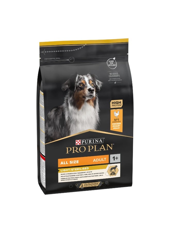 PRO PLAN PERFORMANCE ALL SIZES ADULT DRY DOG FOOD WITH CHICKEN 3KG