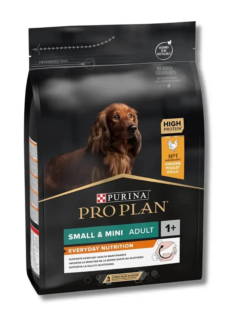 PRO PLAN DOG SMALL & MINI ADULT EVERYDAY NUTRITION RICH IN CHICKEN DRY FOOD 7KG