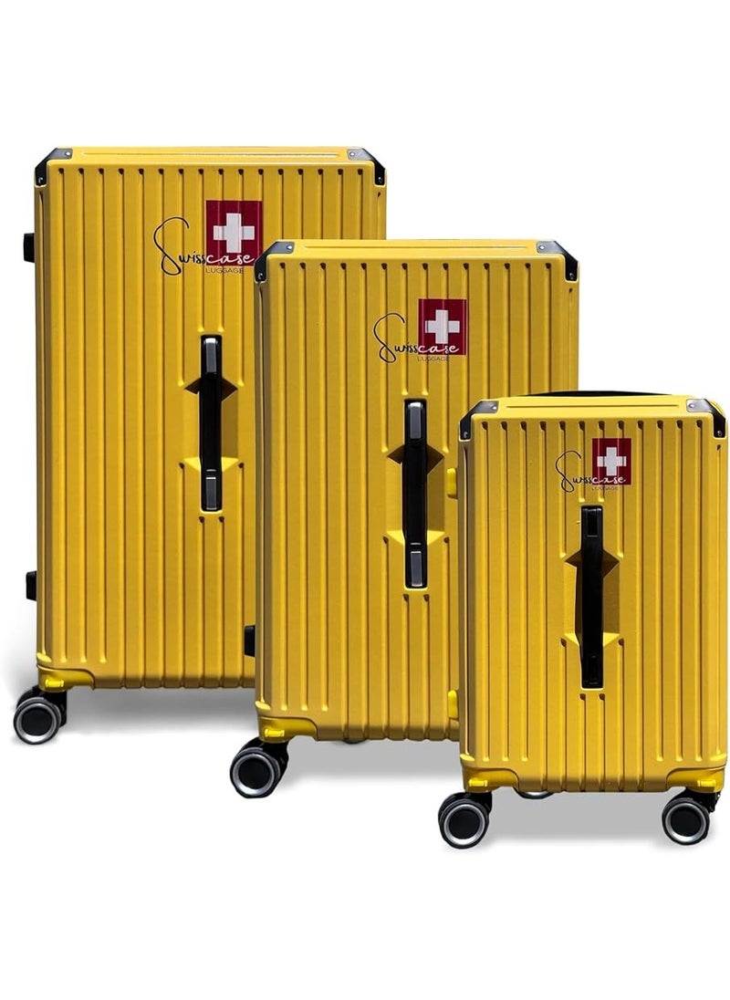 Hardshell Set Of 3 Piece Luggage, Lightweight PC 20