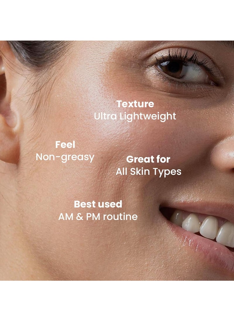 Rice & Ceramide Moisturizer | Intense Hydration, Skin Barrier Repair & Brightening | Lightweight & Fast-Absorbing | With Exosomes, Rice Extracts, Ceramides & Vitamin B12 | 50ml