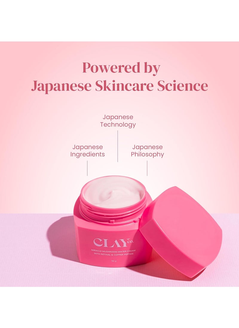 Miracle Mushroom & Copper Peptide Retinol Night Cream | Anti-Aging & Brightening | Hydrating Night Cream for Men & Women | For All Skin Types