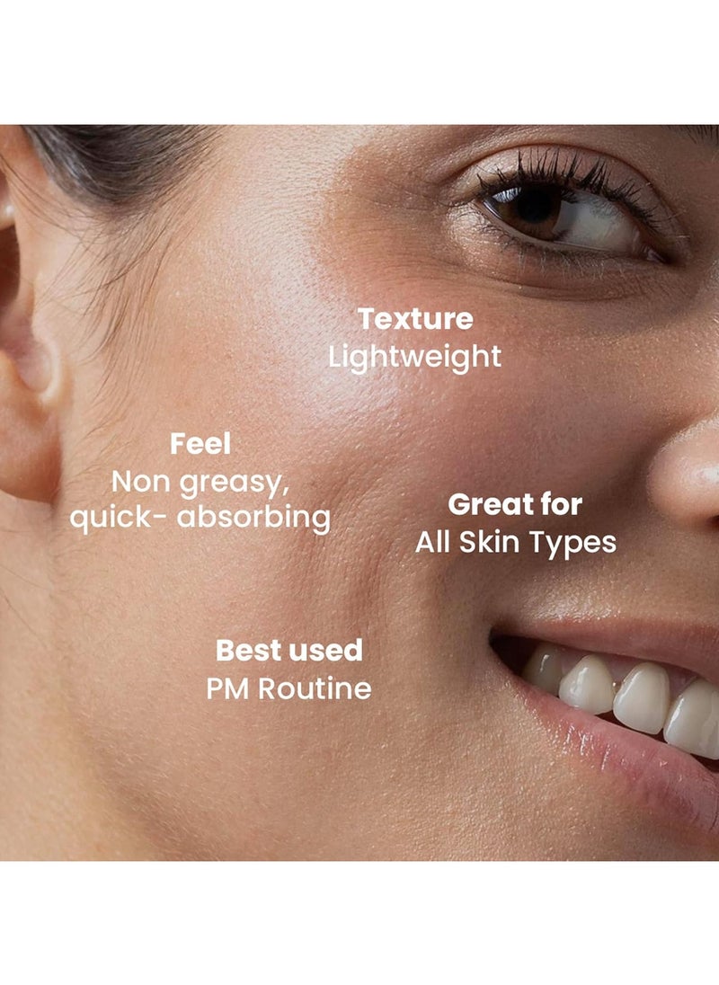 Miracle Mushroom & Copper Peptide Retinol Night Cream | Anti-Aging & Brightening | Hydrating Night Cream for Men & Women | For All Skin Types