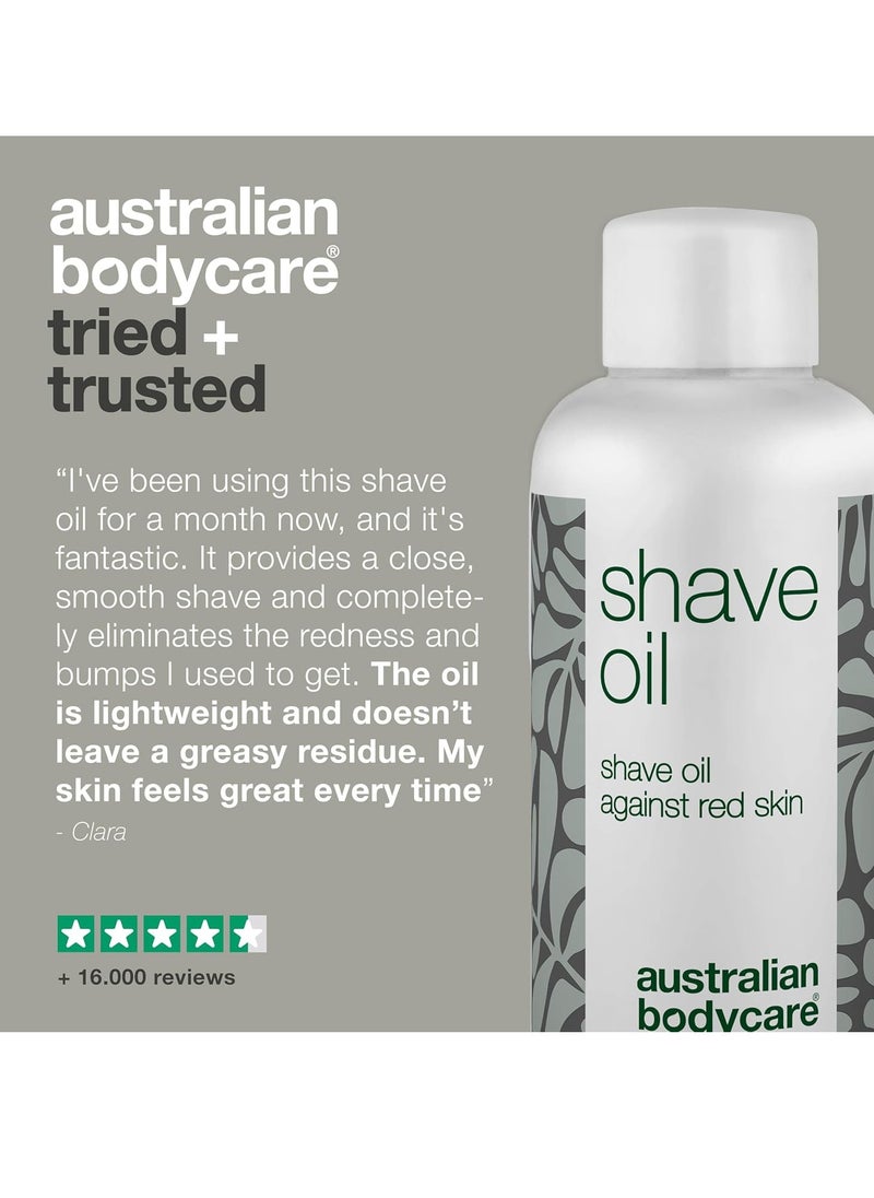 Shaving oil for the whole body Shaving Oil shaving oil against shaving rash and ingrown hairs The result smooth gentle with pleasantly less irritation and redness 80 ml