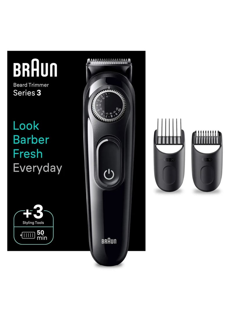 Beard Trimmer Series 3, 40 Length-Settings BT3410