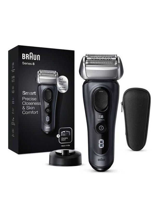 Series 8 8413s Wet And Dry Shaver Black-Silver