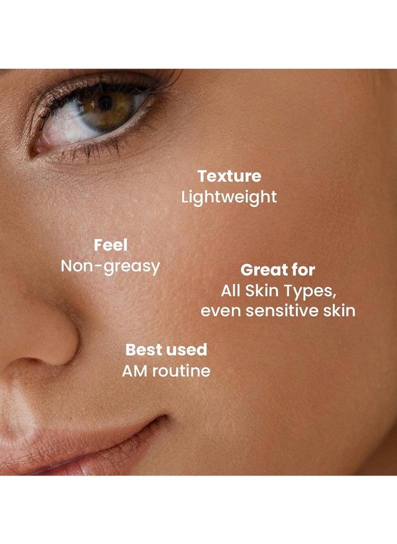 Sunglaze Sunscreen SPF 50 PA++++ | Probiotic & Ceramide-Infused | Lightweight, Non-Greasy & Fast-Absorbing | Broad Spectrum UVA, UVB & Blue Light Protection | Hydrating & Brightening | For All Skin Types (50ml)