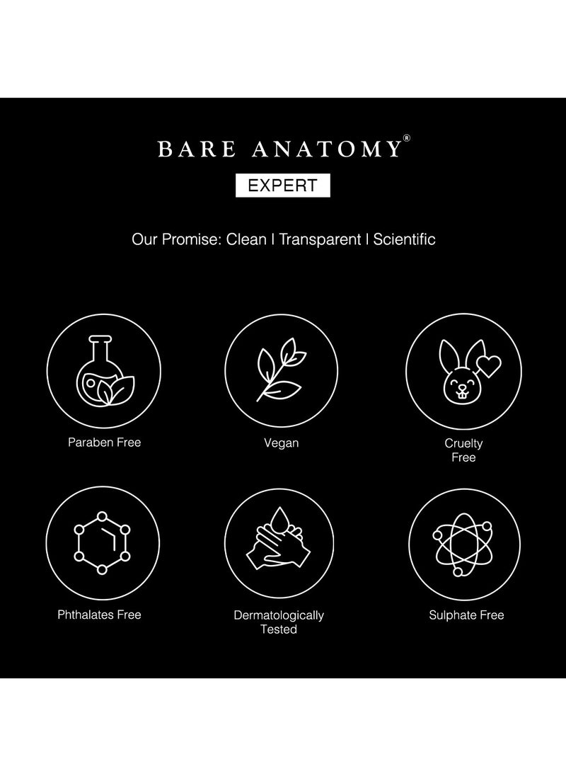 Bare Anatomy Expert Anti-Dandruff Shampoo | Up to 100% Dandruff Reduction | Targets Oily Scalp and Sheds Dry Flakes | 750 ML