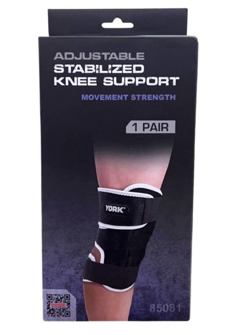 York Adjustable Stabilised Knee Support