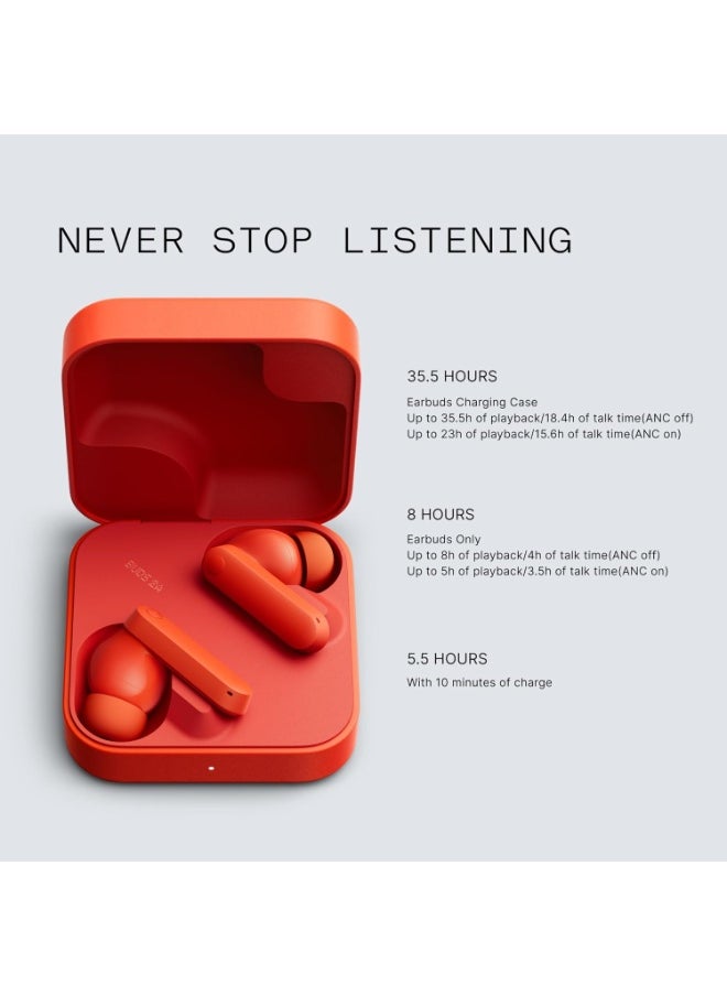 CMF Buds 2a Wireless Earbuds Active Noise Cancelling 42dB Hybrid ANC Bluetooth Headphones