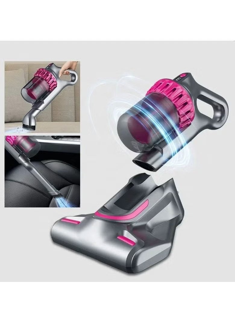 Cordless Vacuum Cleaner 5-in-1 with UV Mite Removal | 10000Pa Powerful Suction | Ultra Quiet Lightweight Stick & Handheld Vacuum | Advanced HEPA Filter System | Portable Rechargeable Vacuum for Home, Car, Pet Hair, Mattress & Carpet Cleaning