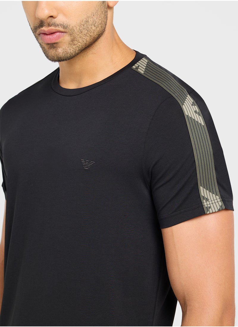 Printed Crew Neck T-shirt