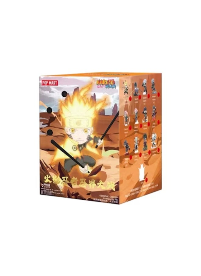 LABUBU THE MONSTERS X NARUTO ACTION FIGURES Blind box - SINGLE BOX (1pc)