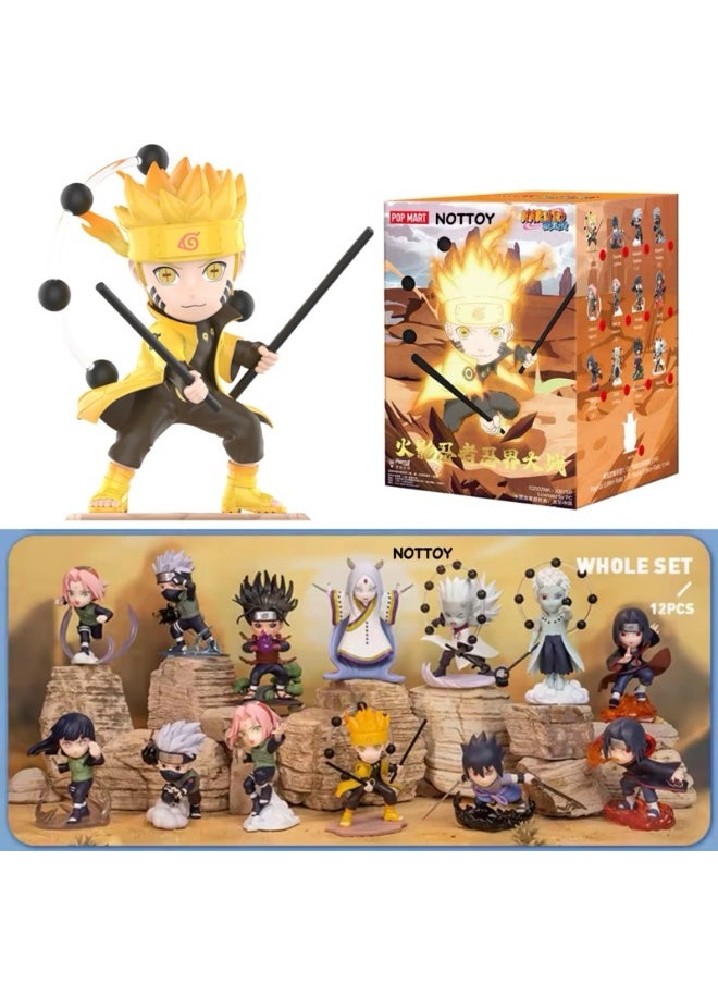 LABUBU THE MONSTERS X NARUTO ACTION FIGURES Blind box - SINGLE BOX (1pc)
