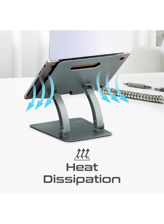 Promate DeskMate-7 Ergonomic Multi-Level Aluminum Laptop Stand