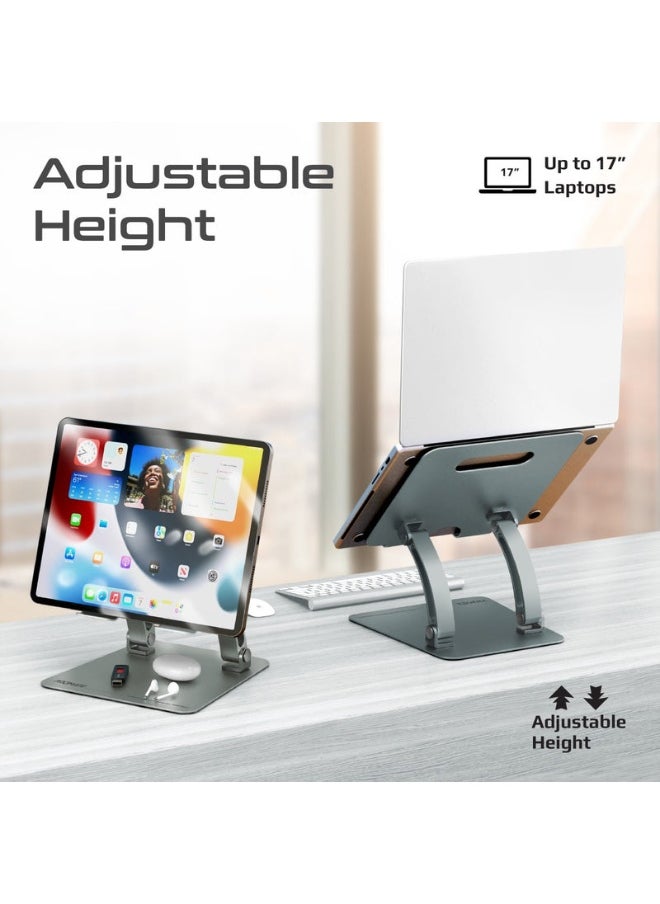 Promate DeskMate-7 Ergonomic Multi-Level Aluminum Laptop Stand