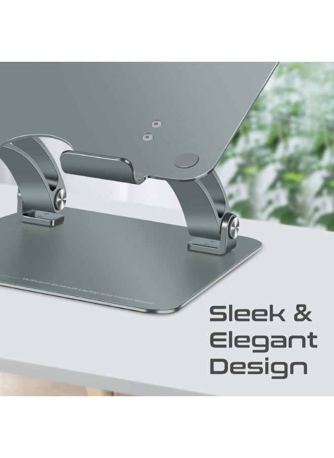 Promate DeskMate-7 Ergonomic Multi-Level Aluminum Laptop Stand