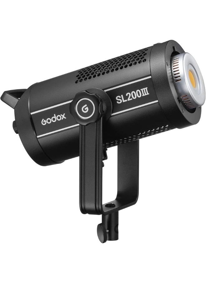 Godox SL200III Studio LED Video Light 215W – 5600K Dimmable, 8 FX Lighting Effects, CRI 96, TLCI 97, Bowens Mount, APP Remote Control for Photography & Live Streaming