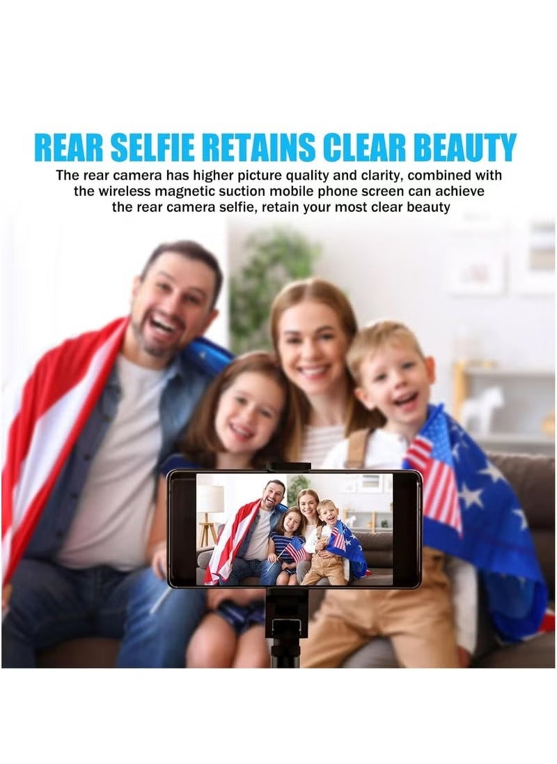 Magnetic Phone Vlog Selfie Monitor Screen | Mirroring Device | Screen Casting Device for Vloggers, Live Streamers, and Content Creators – Easy Setup, Portable, High-Quality Display for Clear Selfies & Live Stream Viewing