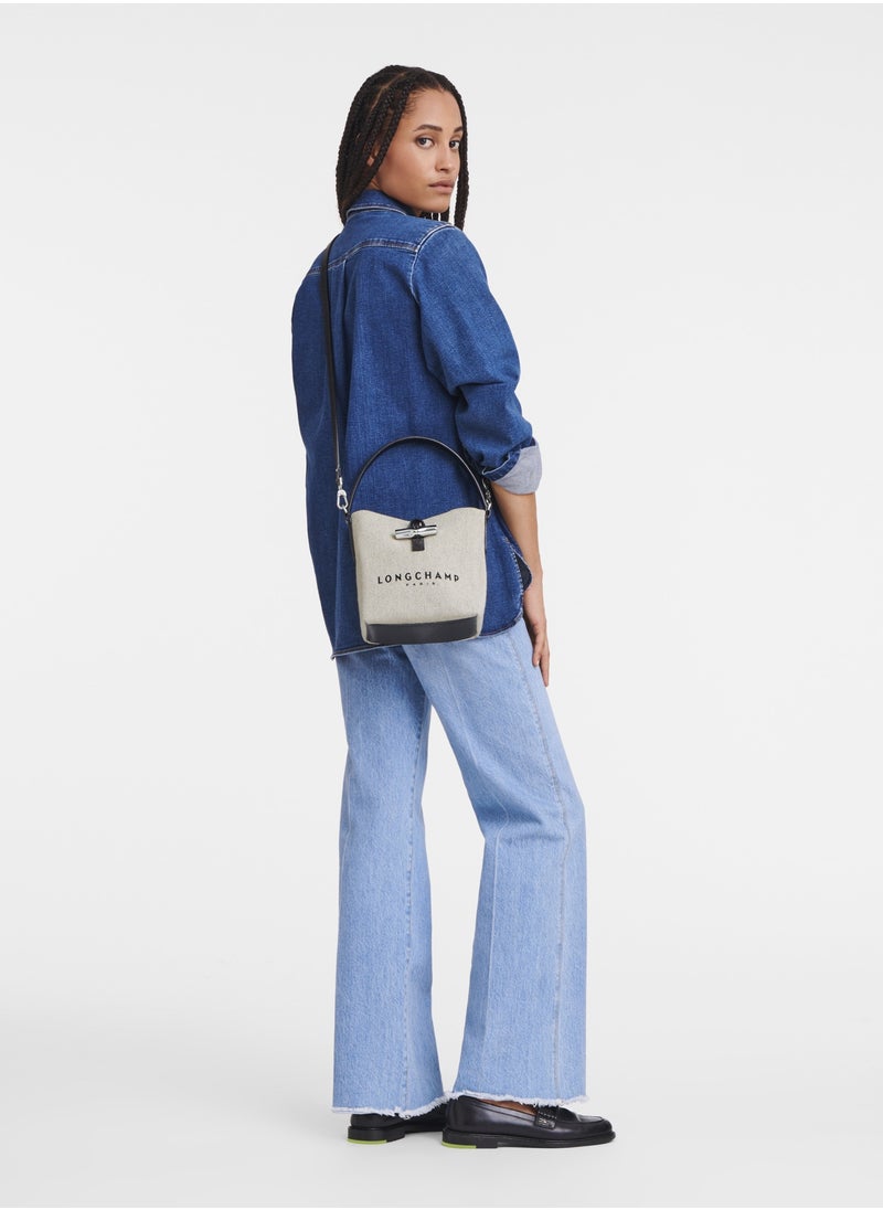 Essential Toile Canvas Bucket Bag