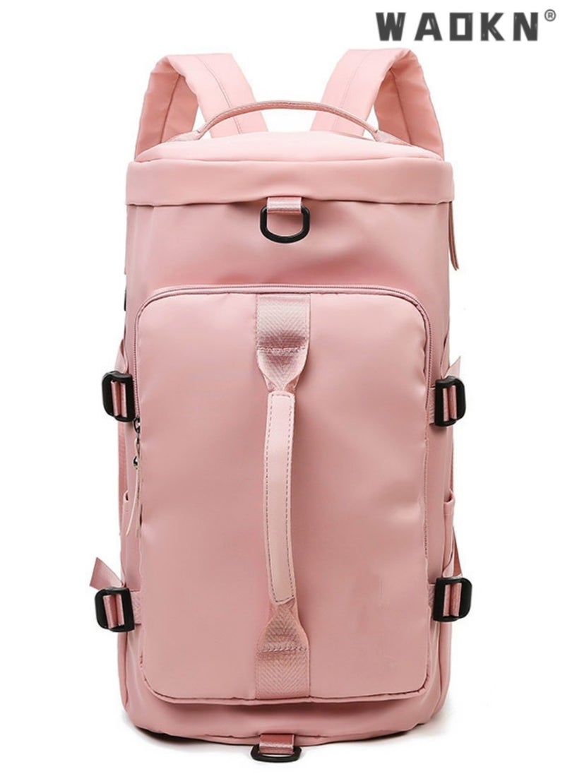 Sports Bag with Backpack Function,Women u0026 Men Duffle Bag For Travel, Small Waterproof Gym Sport Shoulder Bag With Shoe Compartment Carry On Backpack For Weekender Workout Overnight Campin, Sports