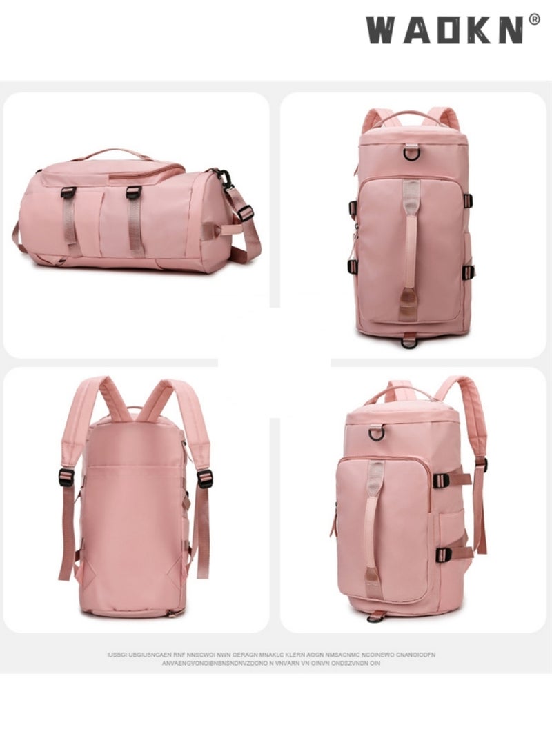 Sports Bag with Backpack Function,Women u0026 Men Duffle Bag For Travel, Small Waterproof Gym Sport Shoulder Bag With Shoe Compartment Carry On Backpack For Weekender Workout Overnight Campin, Sports