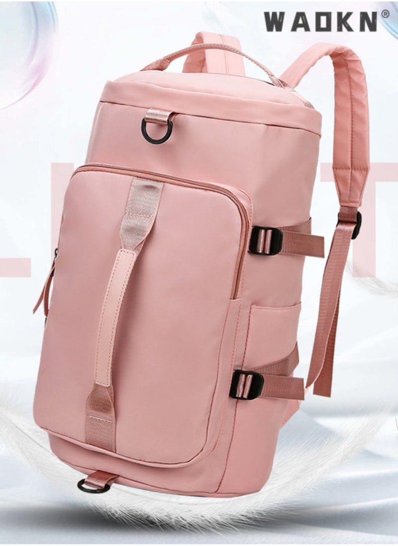 Sports Bag with Backpack Function,Women u0026 Men Duffle Bag For Travel, Small Waterproof Gym Sport Shoulder Bag With Shoe Compartment Carry On Backpack For Weekender Workout Overnight Campin, Sports