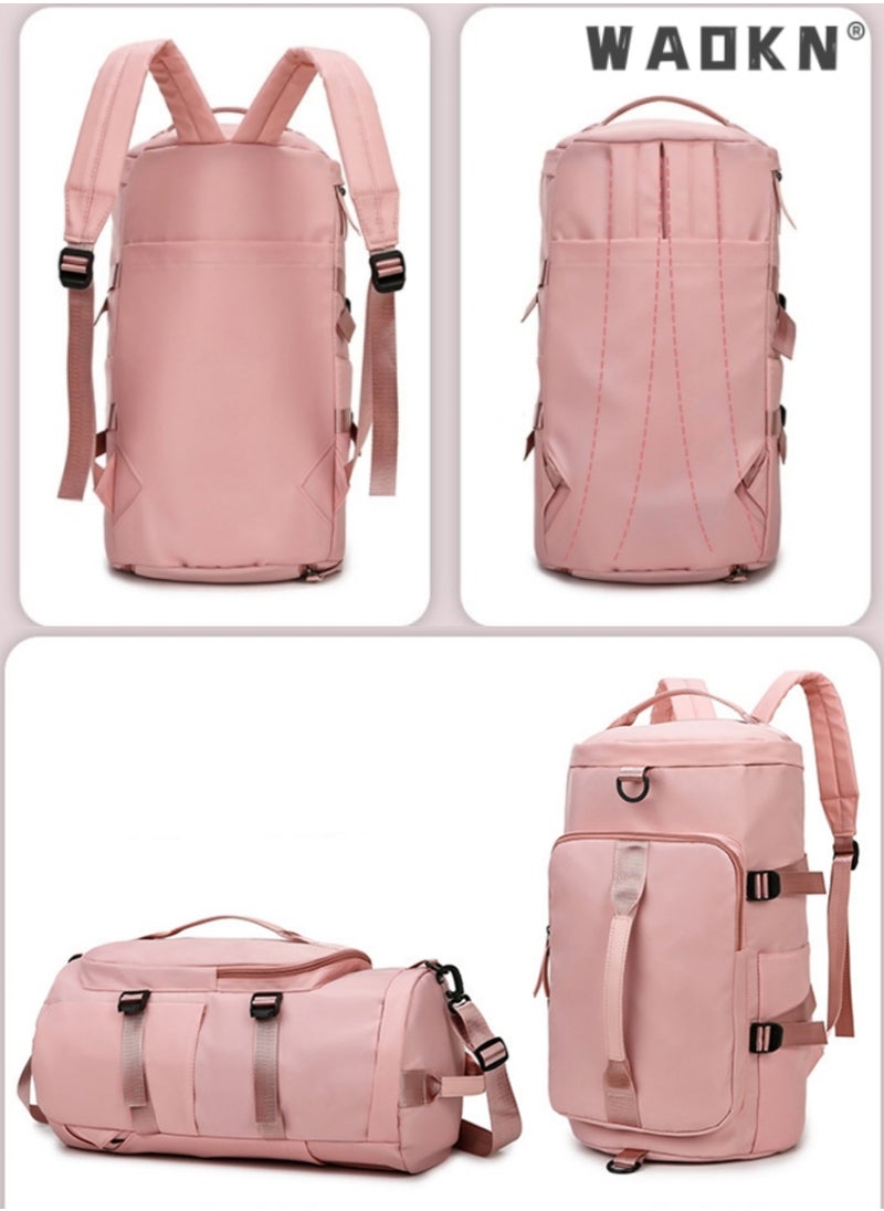 Sports Bag with Backpack Function,Women u0026 Men Duffle Bag For Travel, Small Waterproof Gym Sport Shoulder Bag With Shoe Compartment Carry On Backpack For Weekender Workout Overnight Campin, Sports
