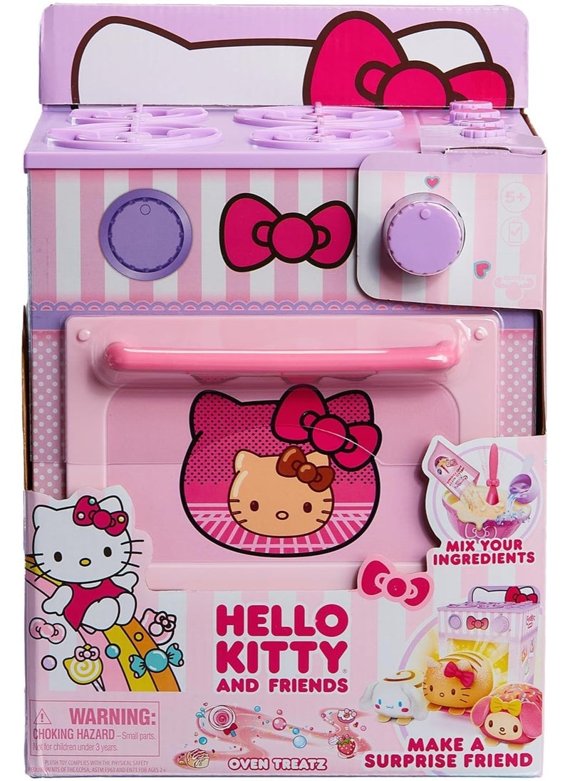 Cookeez Makery Hello Kitty Oven Playset, Mix & Make A Plush Best Friend! Place Your Dough In The Oven And Be Amazed When A Warm, Scented, Interactive, Plush Friend Comes Out!  - Styles May Vary