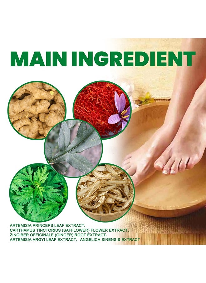 10 PCS Herbal Foot Bath Bag, Herbal Body Detox Foot Soak, Foot Bath Bag Body Conditioning Dehumidification Sleep Aid Warm Kidney Strengthen the Body and Drive Away Cold Foot Bath Bag