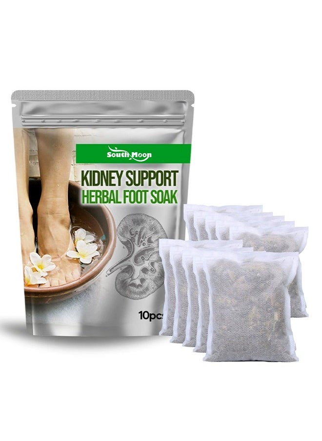 10 PCS Herbal Foot Bath Bag, Herbal Body Detox Foot Soak, Foot Bath Bag Body Conditioning Dehumidification Sleep Aid Warm Kidney Strengthen the Body and Drive Away Cold Foot Bath Bag
