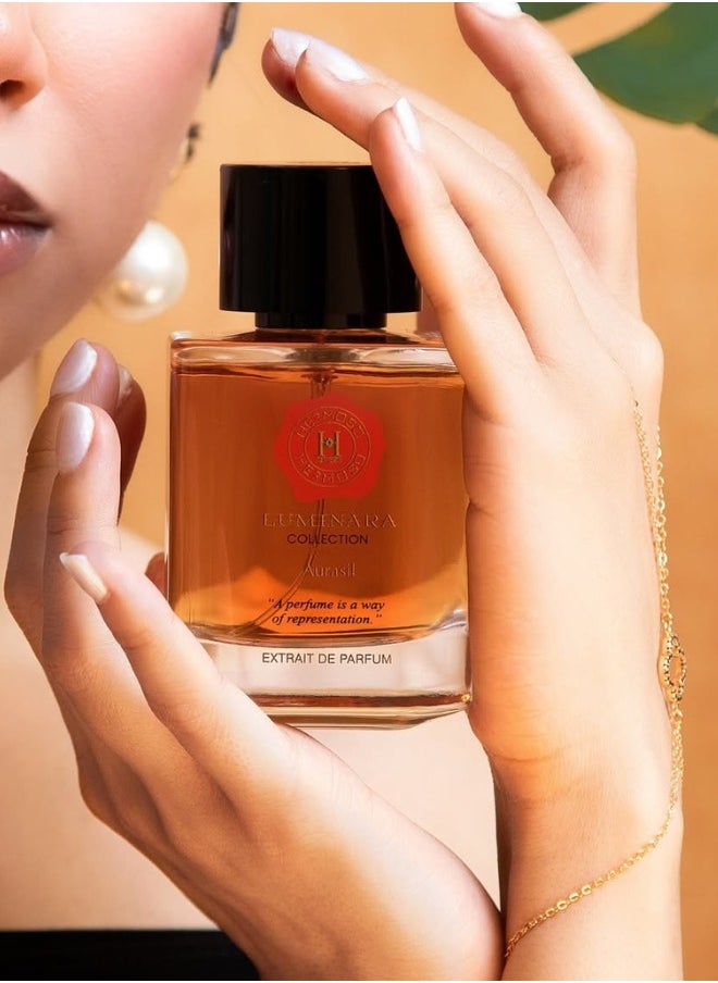 Nejati Luminara Aurasil Extrait de Parfum 100ml | Premium Unisex Perfume | Elegant, Long Lasting Fragrance