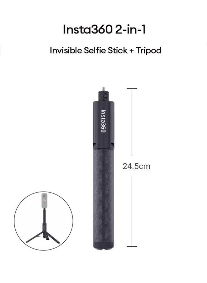 Original Insta360 2-in-1 Invisible Selfie Stick + Tripod Monopod For Insta360 Ace Pro2/X4/Ace Pro/GO3/GO 3S/X3