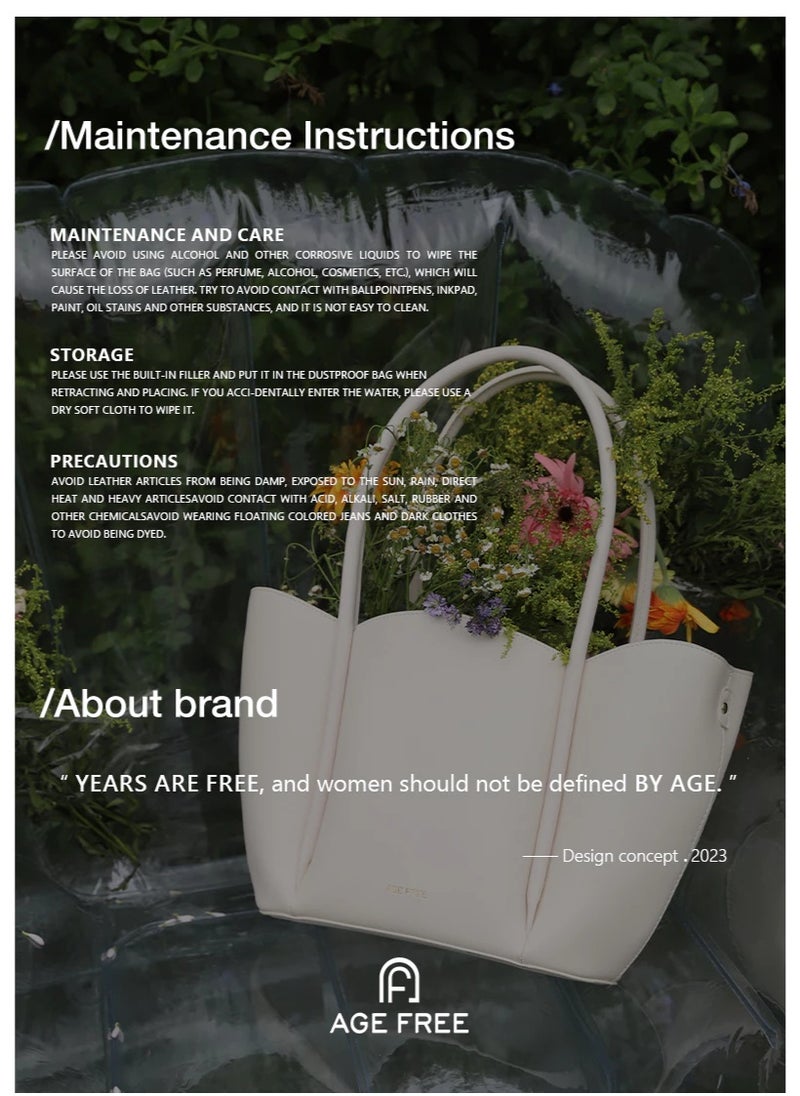 JENNIE-INSPIRED KOREAN STYLE WOMEN'S CROSSBODY & HANDBAG –OFF WHITE WITH BLACK– AGE-FREE FASHION BAG